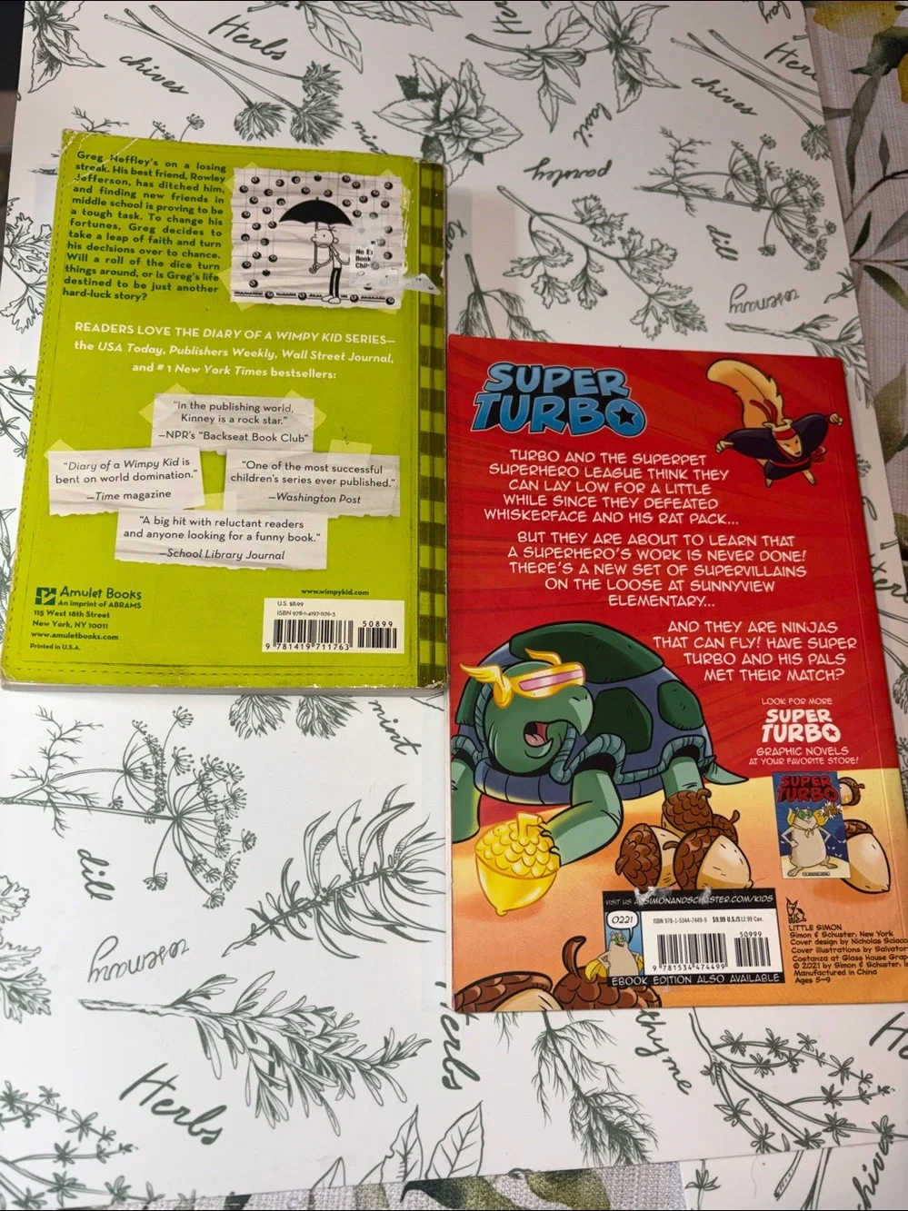 Diary of a Wimpy Kid: Hard Luck & Super Turbo vs. The Flying Ninja Book Bundle